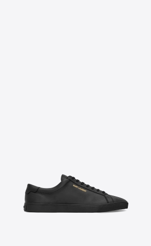 YSL Andy Sneakers In Læder Černé | 68329-EYPC