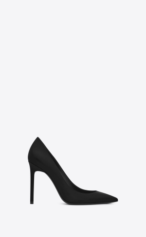 YSL Anja Pumps In Læder Černé | 56902-LCZI
