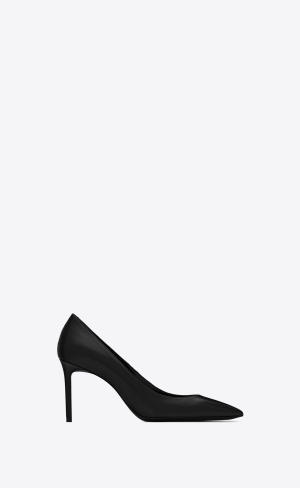 YSL Anja Pumps In Smooth Læder Černé | 62751-RDKZ