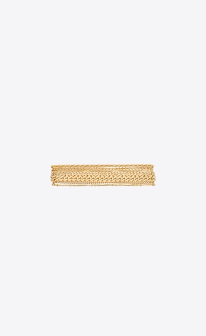 YSL Multi-chain Bracelet In Metal Zlaté | 25638-ONHW