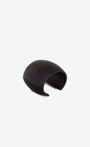 YSL Organic Bangle In Bamboo Tmavě Hnědé Zlaté | 20687-GPCV