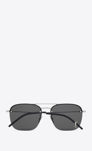 YSL Sl 309 M Stříbrné Šedé | 35894-PZFV